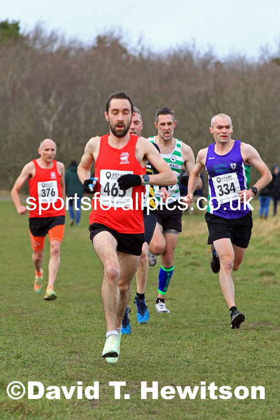 Mens 35 to 60 2022 NEMAA Open Cross Country Champs., Wallsend, Tyne and Wear. Photo: David T. Hewitson/Sports for All Pics